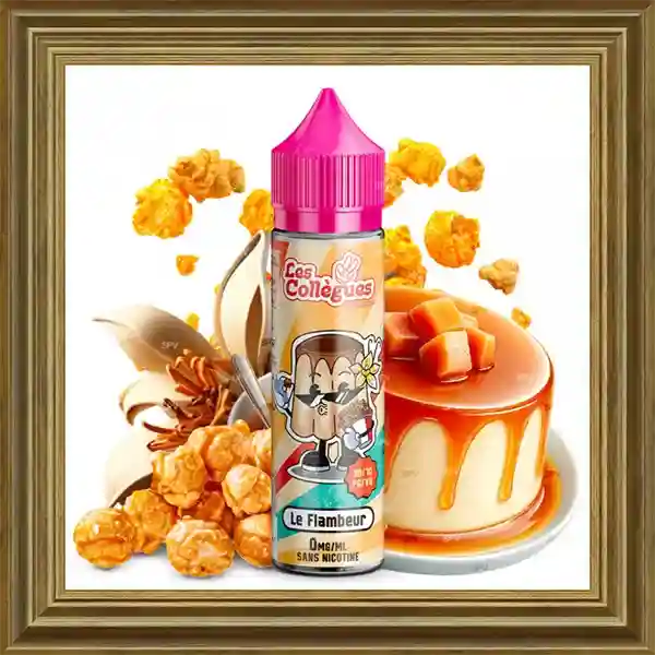 Les Collegues by Liquidarom Le Flambeur 50ml 70ml Shortfill Liquid
