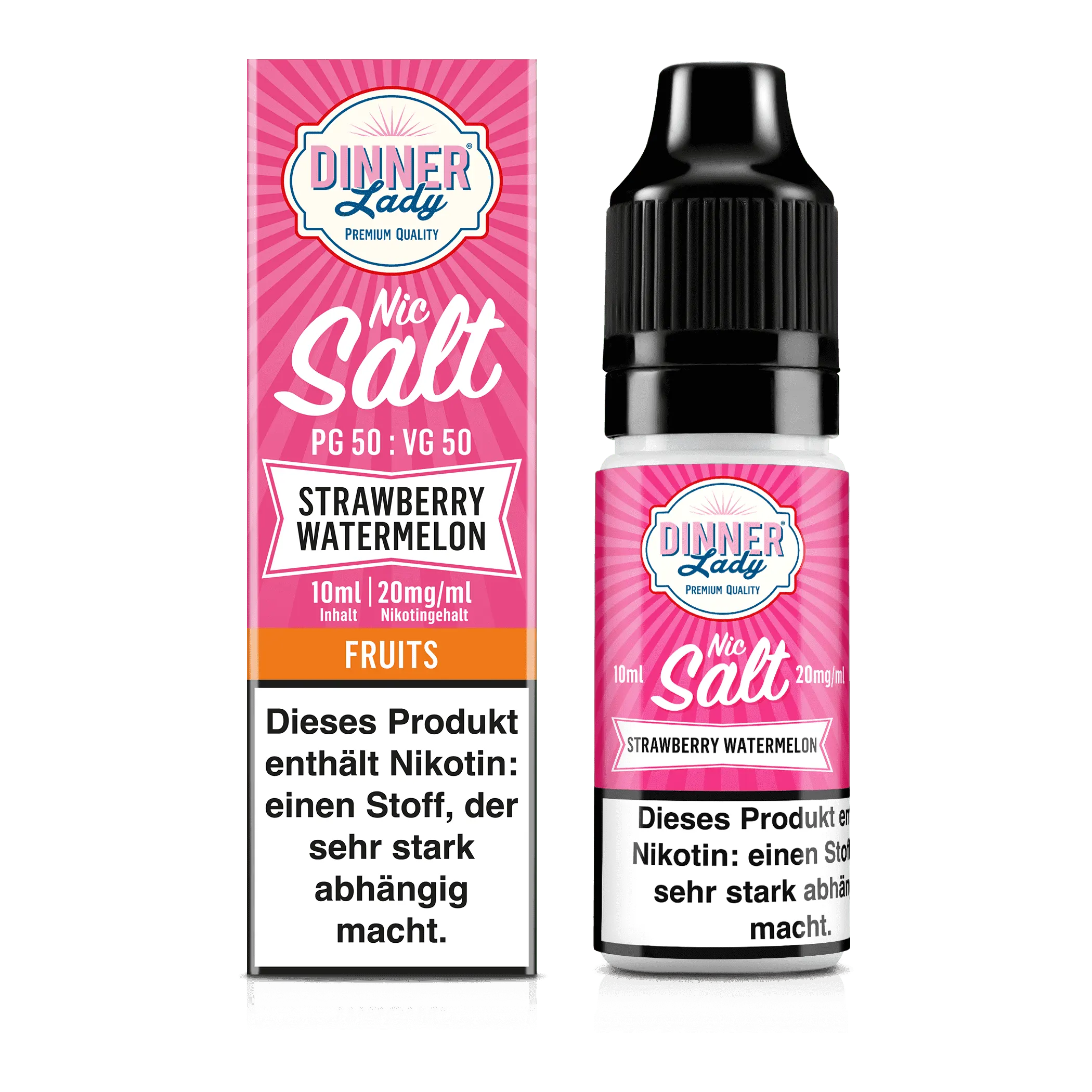 Dinner Lady Strawbeery Watermelon 10ml/20mg Nikotinsalz Liquid
