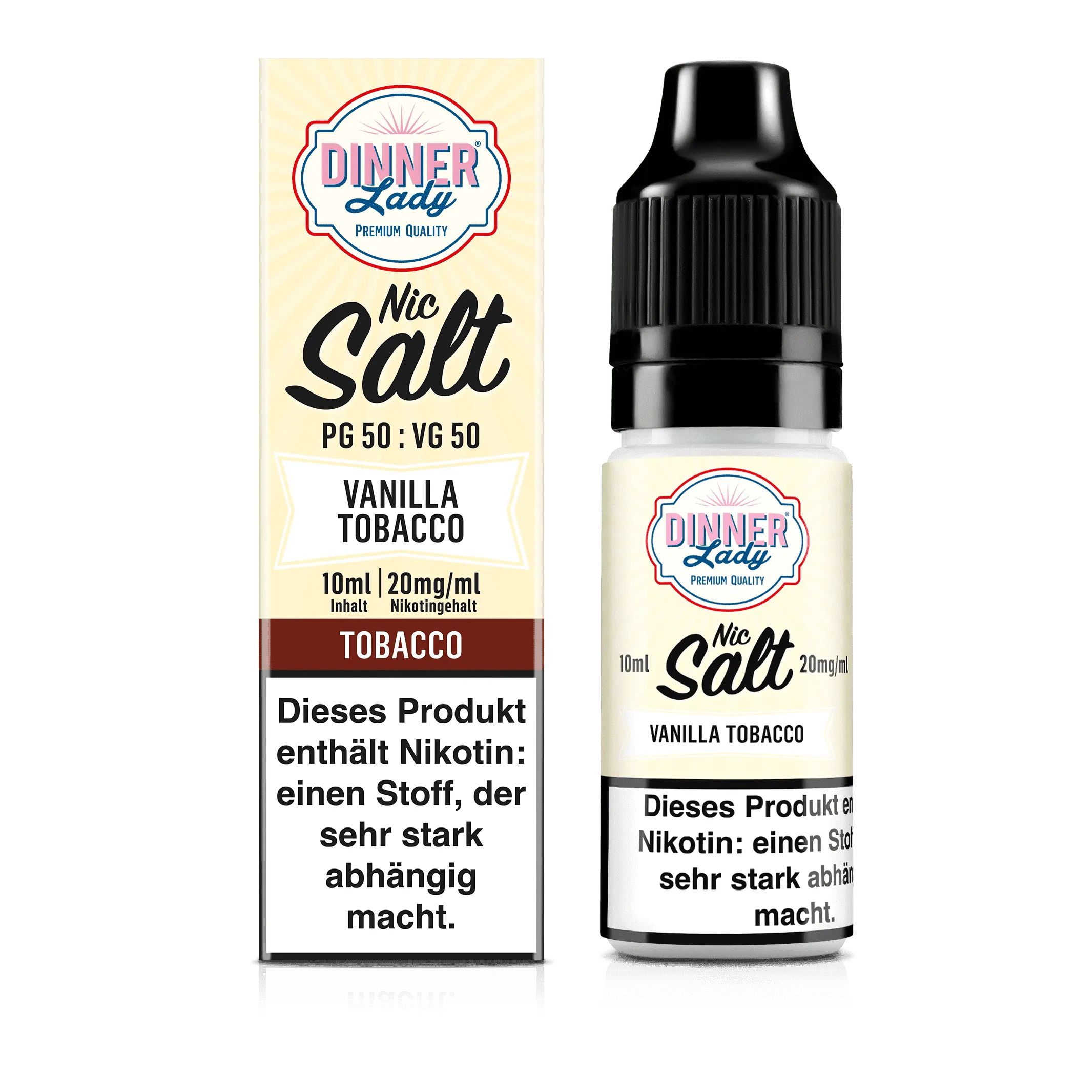Dinner Lady Vanilla Tobacco 10ml/20mg Nikotinsalz Liquid