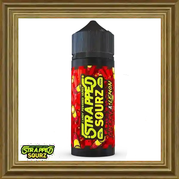 Strapped Sours Cherry Lemon 120ml Shortfill Liquid