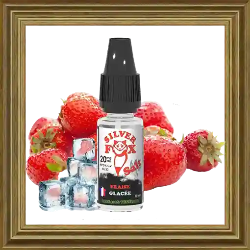 Silver Fox Fraise Nikotinsalz Liquid