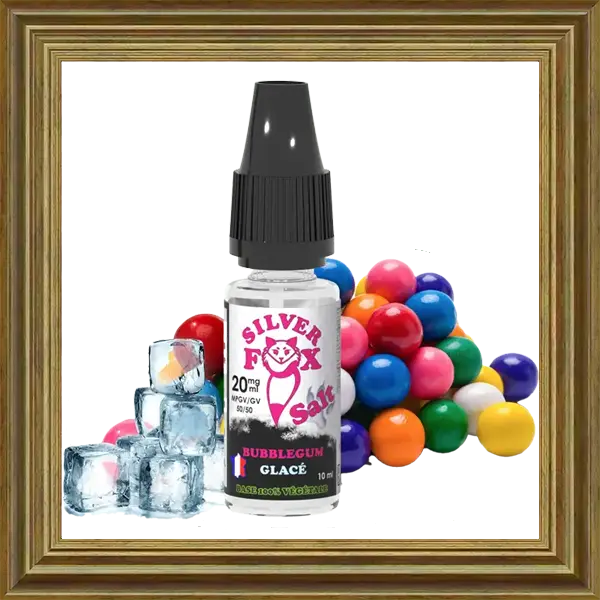 ViP Silver Fox Bubblegum Glaces Nikotinsalz Liquid