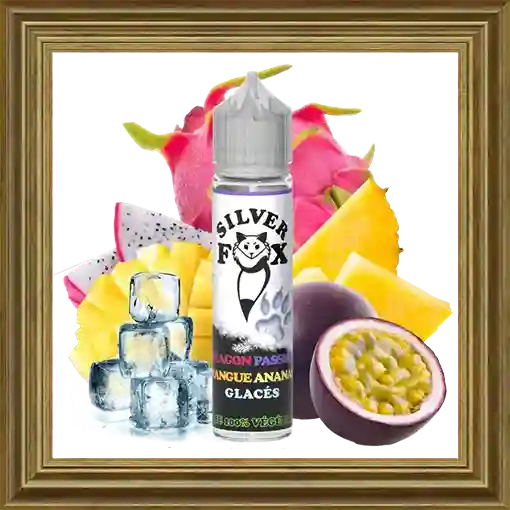 Silver Fox Dragon Passion Mangue Ananas Glacee 50ml 70ml Shortfill Liquid