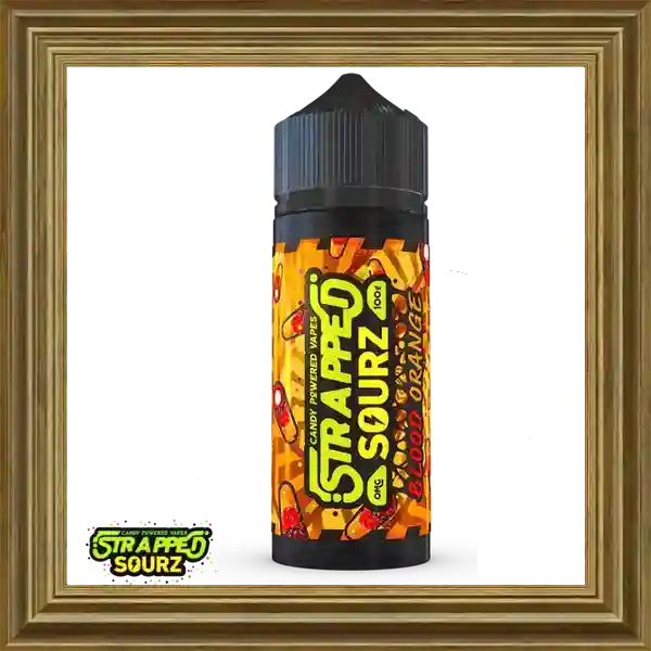 Strapped Sourz Blood Orange 120ml Shortfill Liquid