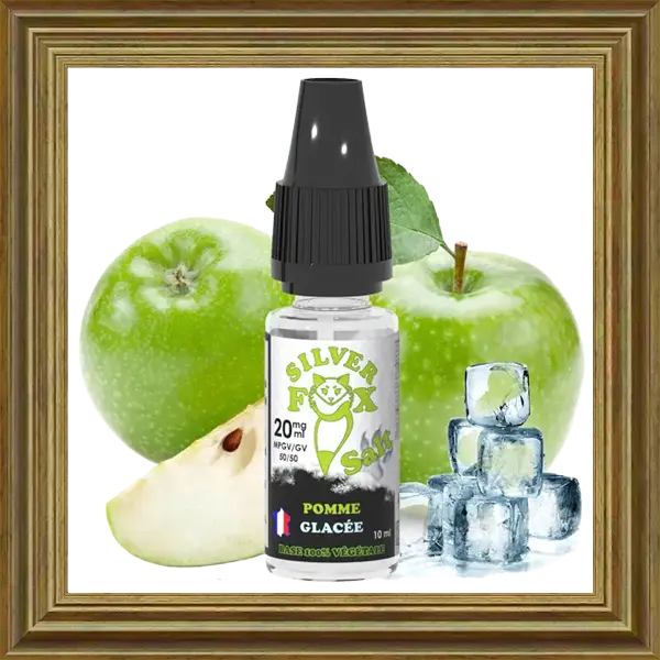 ViP Silver Fox Pomme Glaces Nikotinsalz Liquid