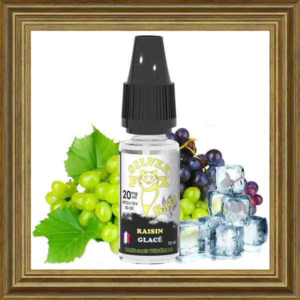 ViP Silver Fox Raisin Glaces Nikotinsalz Liquid