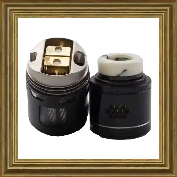 THC Artemis RDTA Verdampfer Schwarz Silber