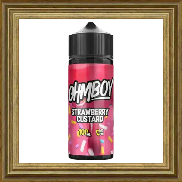 Ohmboy OC Strawberry Custard  100ml 120ml Shortfill Liquid