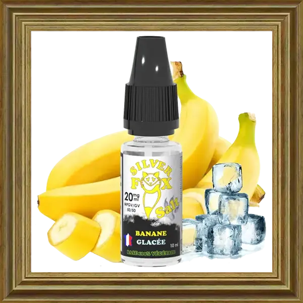 ViP Silver Fox Banane Glaces Nikotinsalz Liquid