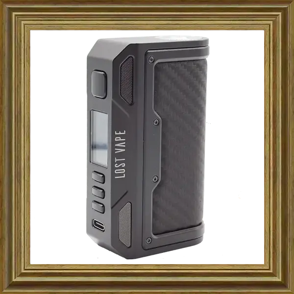 Lostvape Thelema Quest Akkutrager Black Carbon