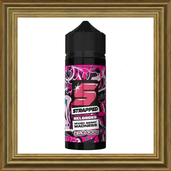 Strapped Reloaded Mixed Berry Madness 100ml 120ml Shortfill Liquid
