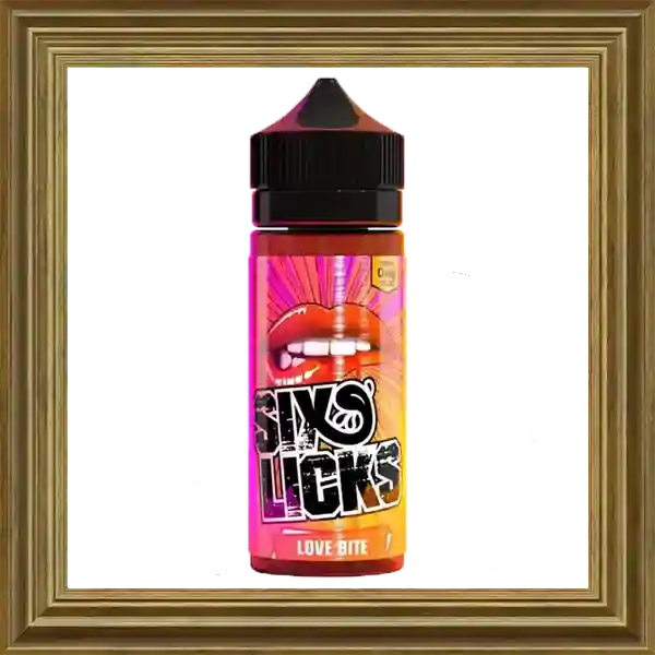 Six Licks Love Bite 100ml 120ml Shortfill Liquid