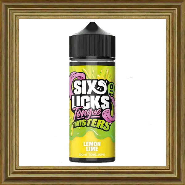 Six Licks Lemon Lime Shortfill Liquid