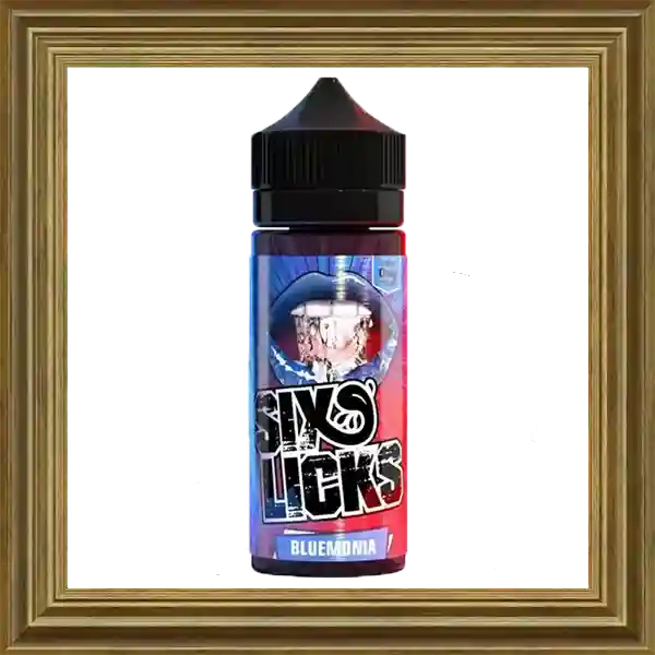 Six Licks Bluemonia 100ml 120ml Shortfill Liquid