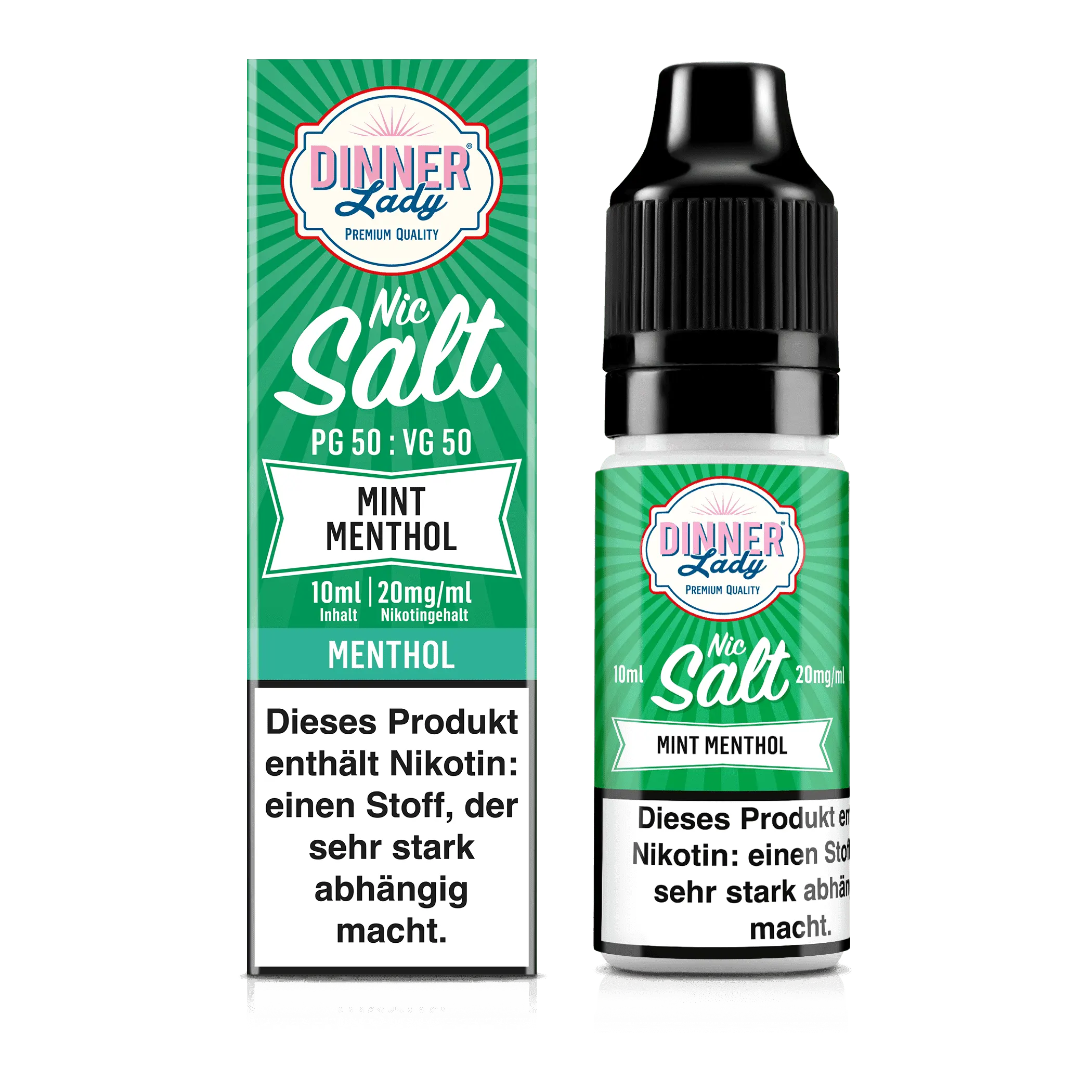 Dinner Lady Mint Menthol 10ml/20mg Nikotinsalz Liquid