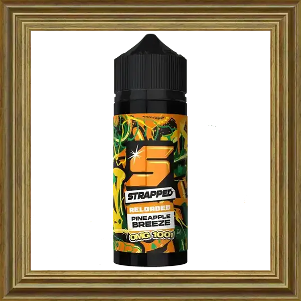 Strapped Reloaded Pinapple Breez 100ml 120ml Shortfill Liquid