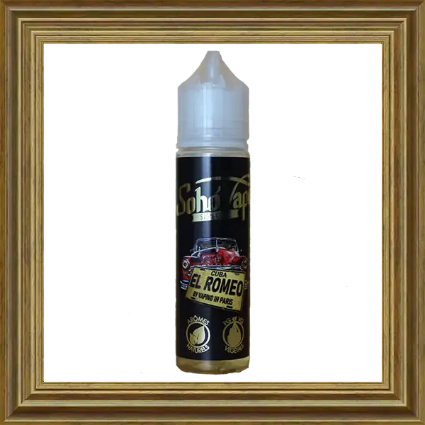 Vaping in Paris Soho El Romeo Shortfill Liquid