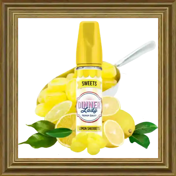 Dinner Lady Lemon Sherbets 50ml60ml Shortfill Liquid-